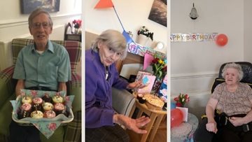 Bolton care home celebrates a bumper month of birthday